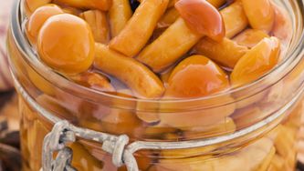 Champignons marinés en hors-d'oeuvre