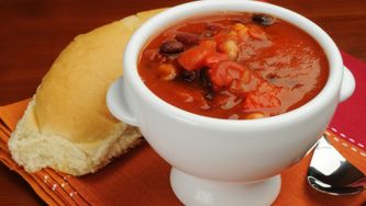Soupe aux haricots rouges
