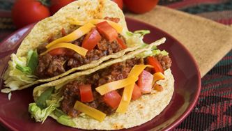 Tacos au boeuf haché