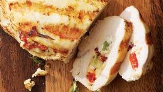Suprêmes de poulet au sabayon d'épinards