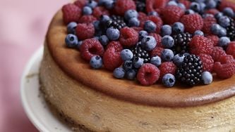 Cheesecake à l'érable et aux pacanes