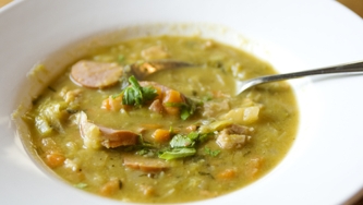 Soupe aux pois verts (Hollande)