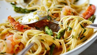 Pâtes au beurre de crevettes