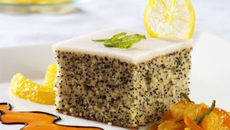 Gâteau original au citron et aux graines de pavot