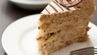 Gâteau à la crème glacée au café