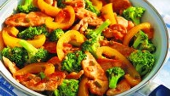 Poulet à saveur printanière