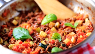 Sauté de boeuf à la méditerranéenne