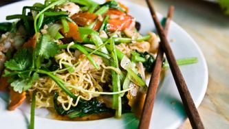 Salade de pâtes à l'orientale