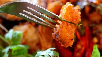Poulet aux haricots verts et aux asperges