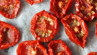 Tomates séchées au four