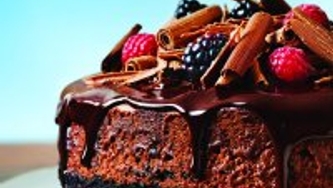Gâteau chocolat-framboises