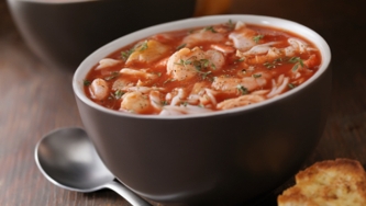 Soupe aux fruits de mer