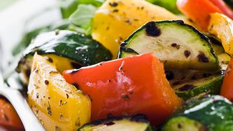 Légumes grillés en salade
