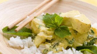 Filets de poisson à la crème au cumin