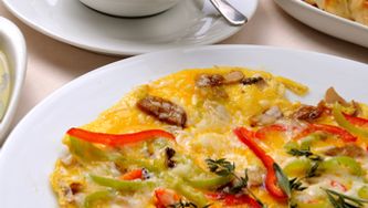 Frittata aux poivrons et aux piments