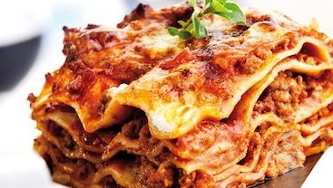Lasagne au poulet feu et flamme