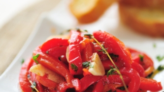 Marinade de poivrons rôtis