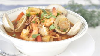 Pâtes à la bouillabaisse fraîche