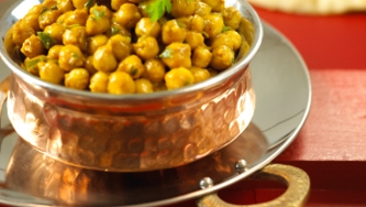 Pois chiches au curry