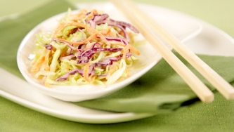 Salade de chou blanc au pamplemousse