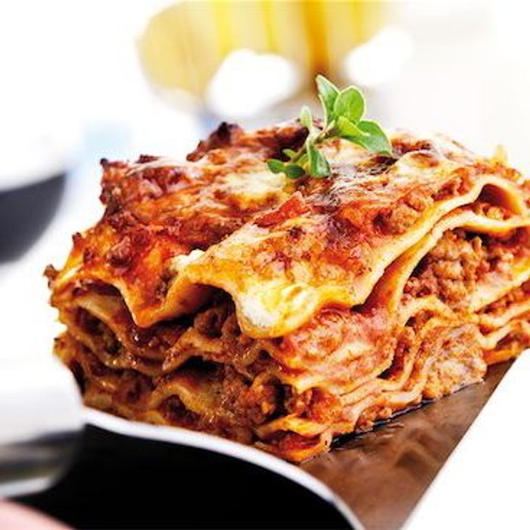 Lasagne au poulet feu et flamme