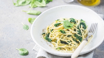 Sauce aux épinards et aux trois fromages