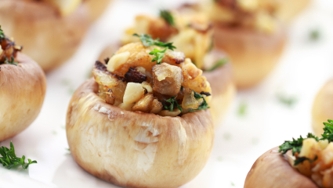 Champignons farcis à l'italienne