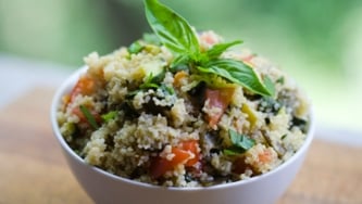 Couscous aux légumes et à la menthe