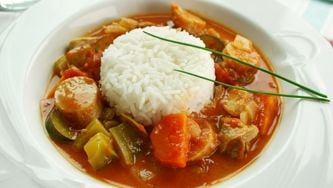 Gombo au poulet