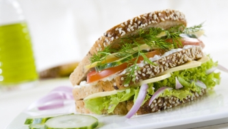 Sandwich « club » version santé
