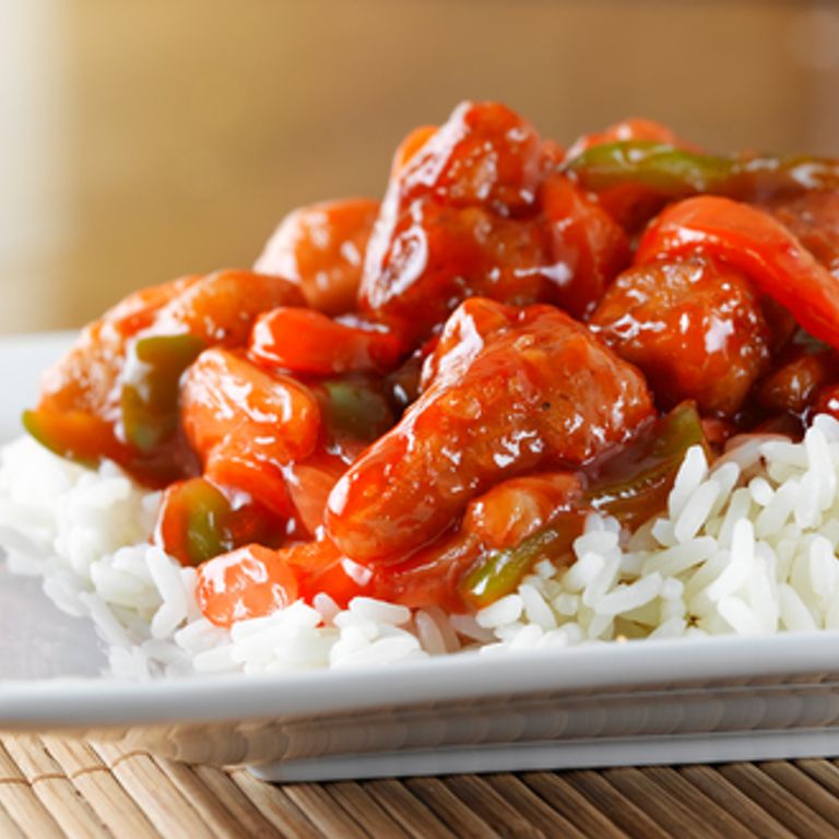 Sauté de porc piquant-sucré