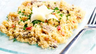 Couscous campagnard au bacon et à la sauge