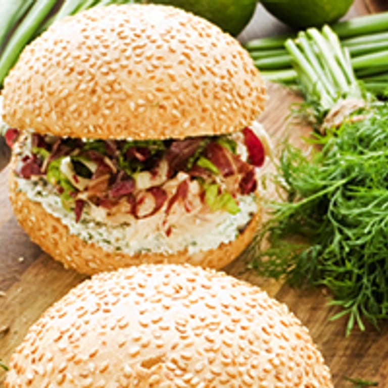 Burgers de poulet savoureux