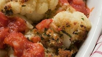 Chou-fleur en sauce au curry