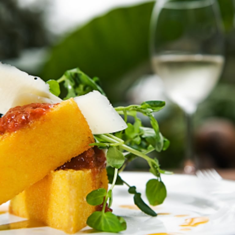 Courge, poivrons et polenta au barbecue