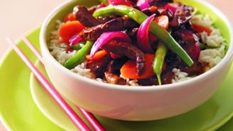 Sauté de boeuf aux légumes