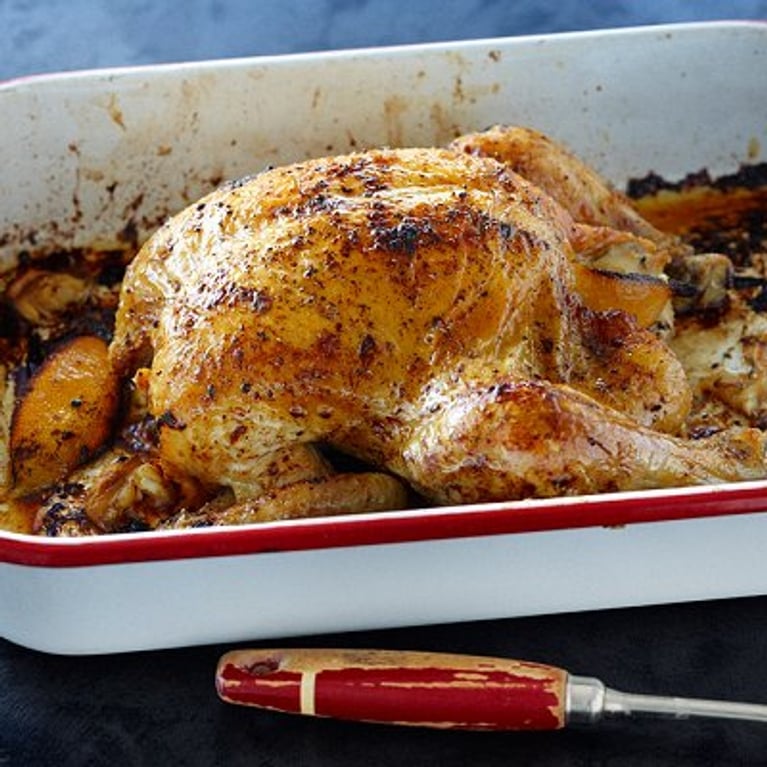 Canard à l'orange et au thym