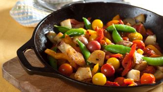 Sauté de petits légumes printaniers