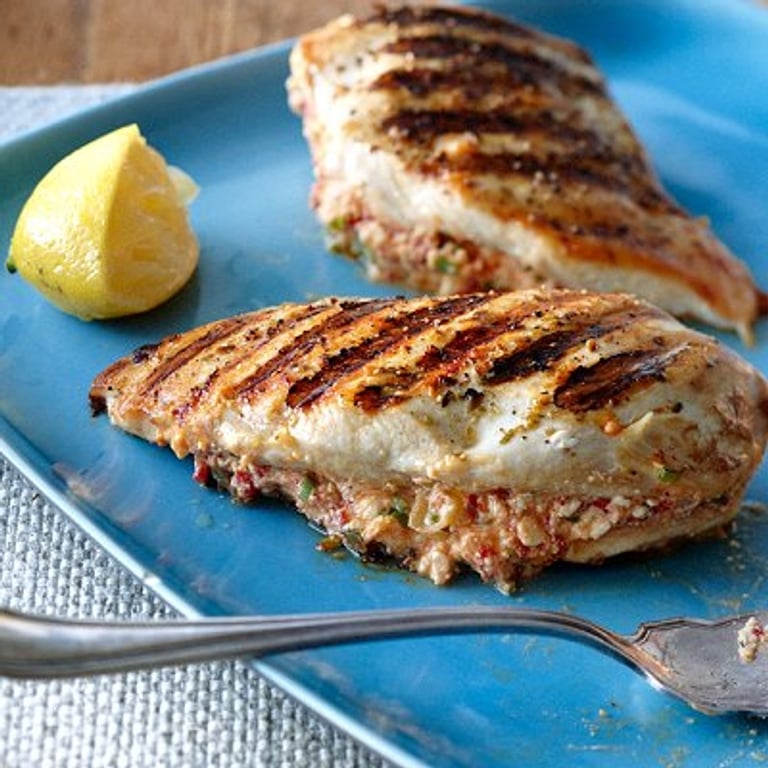 Poitrines de poulet farcies