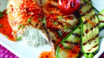 Courgettes grillées à la méditerranéenne