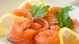 Rouelles de saumon aux herbes