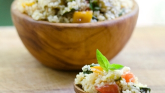 Taboulé à la mangue et à la menthe