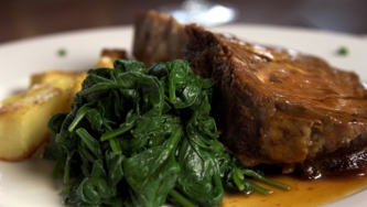 Sauté de boeuf sur mesclun