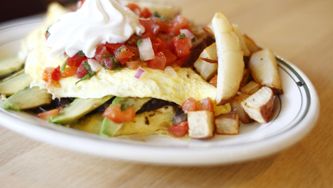 Omelette à la Santa Fe