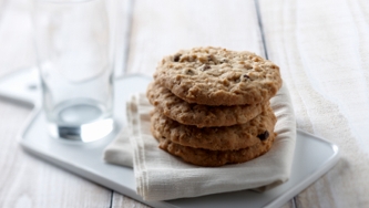 Biscuits mous à l'avoine et aux raisins secs