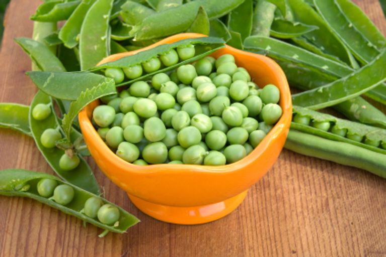 Petits pois au sésame et au basilic