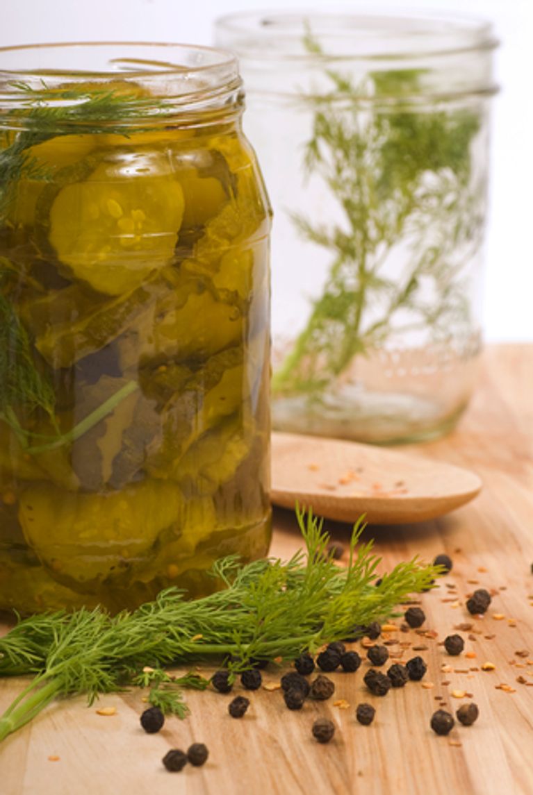 Concombres marinés à l'aneth