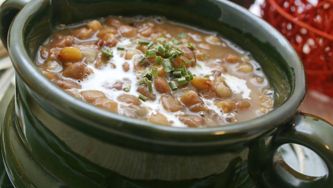 Potée de lentilles