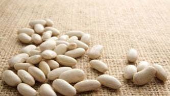 Pâtes et haricots au basilic