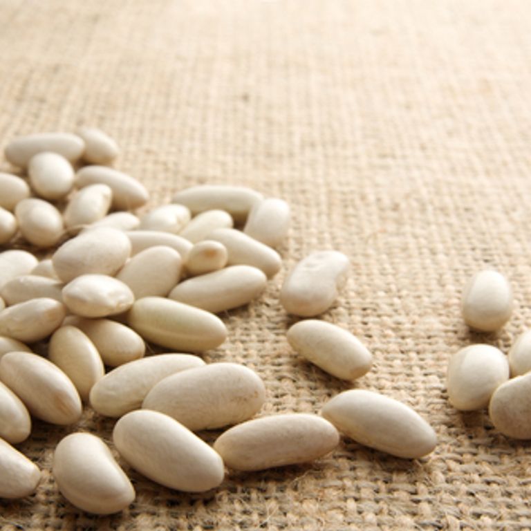 Pâtes et haricots au basilic
